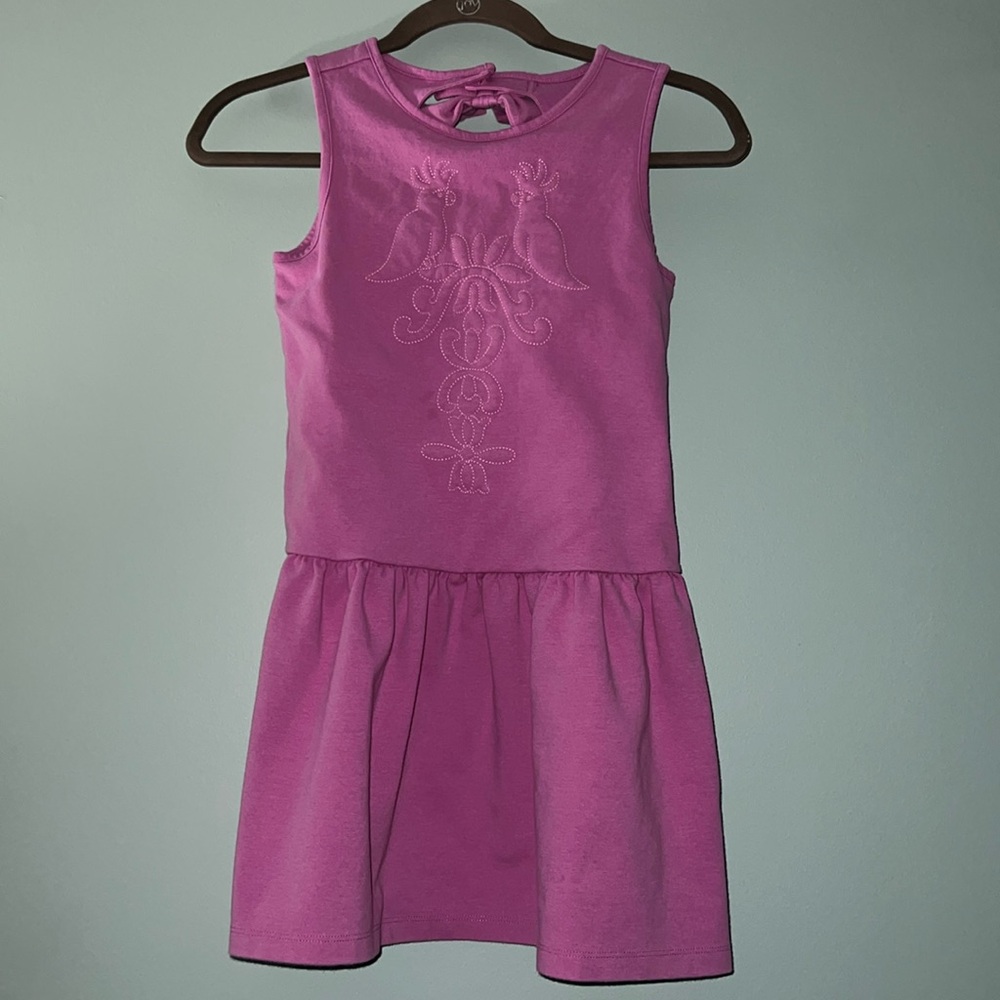 Janie and Jack Tropical Bird Bow Back Sundress
